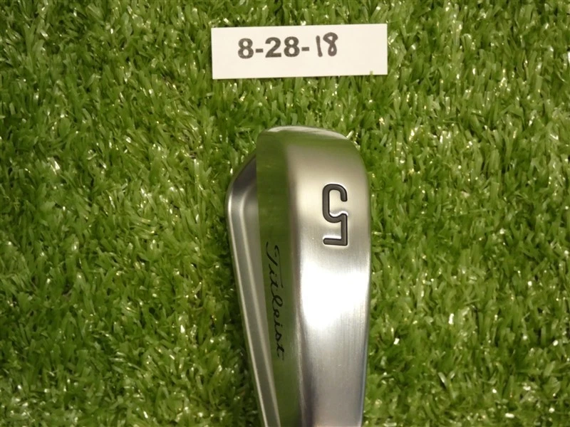 Titleist 2023 T100 Forged 5 Iron AMT White S300 Stiff Steel New - Image 2 of 4