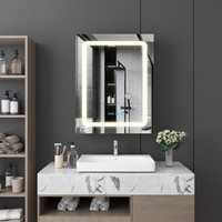 Spiegelschrank Mit Beleuchtung Led Badezimmerschrank Badschrank Wandschrank Bad