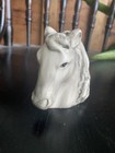  Vintage Cracker Barrel Ceramic Horse Heads Salt and Pepper Shakers  3” — photo 2