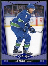 2024-25 O-Pee-Chee #452 J.T. Miller Vancouver Canucks Blue Border Hockey Card
