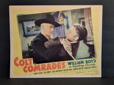 1943 COLT COMRADES 11X14 ORIGINAL LOBBY CARD WESTERN HOPALONG CASSIDY