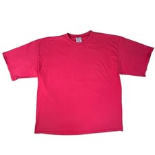 Vintage PLUMA USA Made Heavyweight Cotton Blank T Shirt Mens XL Red 90s