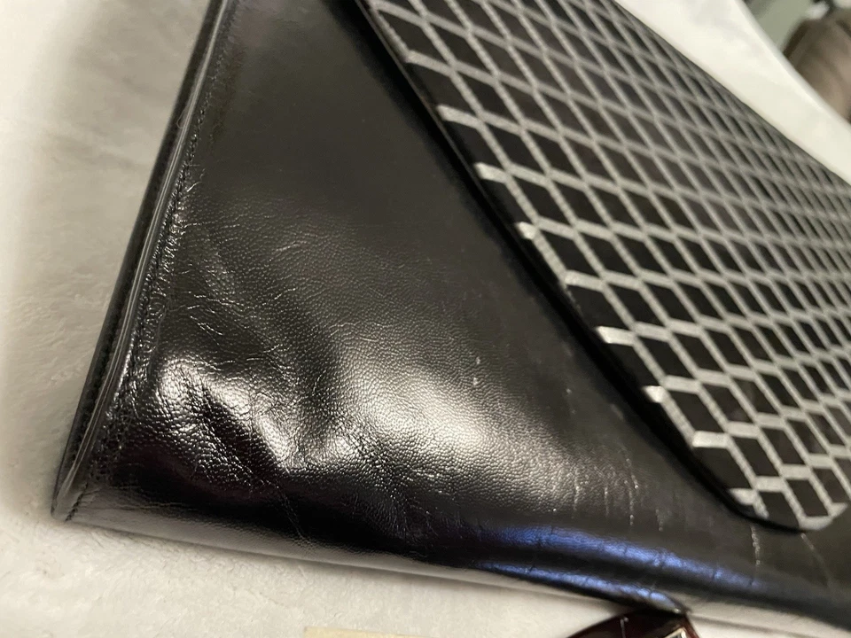 Bolso de Hombro Convertible Vintage Bruno Magli Gamuza Cuero Hecho en Italia Foto 3 de 4