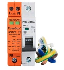 Fusebox SPDCUKITT2 Surge Protection Device Kit SPD with 32A MCB