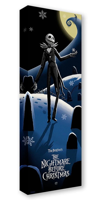 Jack Skellington Disney Fine Art JC RICHARD Ltd Ed TOC Print Moonlit Christmas