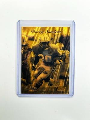 1995 Pinnacle Select Certified BARRY SANDERS ''GOLD TEAM'' HOLO SSP