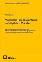 Tobias Gawaz | Materielle Fusionskontrolle Auf Digitalen MäRkten | Taschenbuch