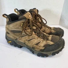 Merrell Moab 2 Mid Waterproof Hiking Boots Mens Size 12 J06051 Brown
