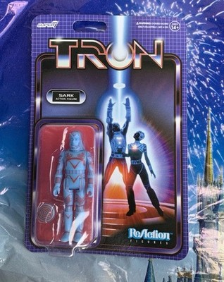 Disney Super7 Tron ReAction Action Figure - 3.75'' H Sark