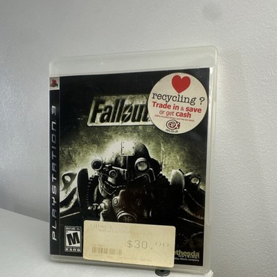 Fallout 3 Sony PlayStation 3 2008 Bethesda RPG Action Manual Included