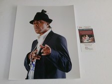 Rap Legend Coolio Signed 11X14 Color Photo JSA CERT