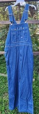Big Smith Carpenter Bib Overalls Men  s Size 38x32 Denim Relaxed Fit Work
