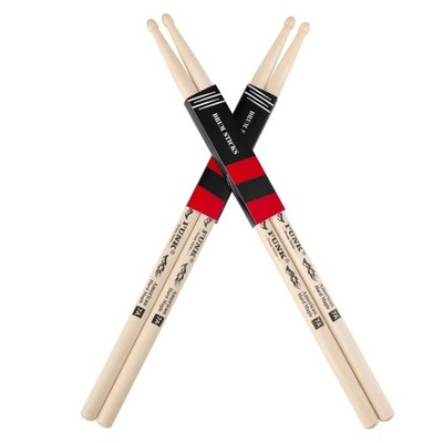 Drum Sticks 2 Pairs Drumsticks 7a American Hard Maple Wood Tip Drum Stick Ide...