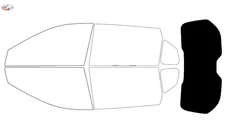 Computerized Custom PreCut 2Ply Window Tint Film Kit For 2014-2020 Nissan Rogue