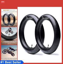 Dirt Bike Inner Tubes 2 Pack 3.00-14 Heavy Duty Butyl Rubber TR4 Straight Valve