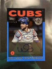 2021 Topps Clearly Authentic Autographs 1986 Topps Willson Contreras Blue /25 🔥