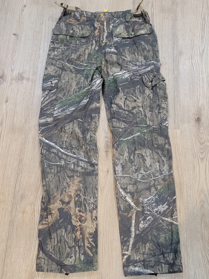 Browning Realtree OFF S 31x31 Camo Cargo Pants Mens Hunting Outdoor - Image 3 of 4