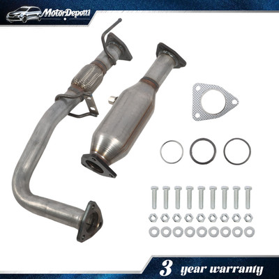 For 1998-2002 Honda Accord 2.3L 2PCS Catalytic Converter & Front Flex Pipe
