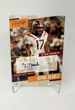 2021 Panini Chronicles Prestige Xtra Points Orange RC Auto Divine Deablo Falcons