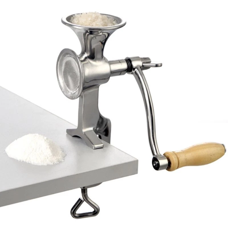 Crank Grain Mill 304 Stainless Steel Manual Grain Mill for Grinding Coffee Beans