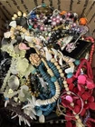 Vintage Mod New Mixed Lot 14+ lbs Costume Jewelry Wear Repair Repurpose Craft