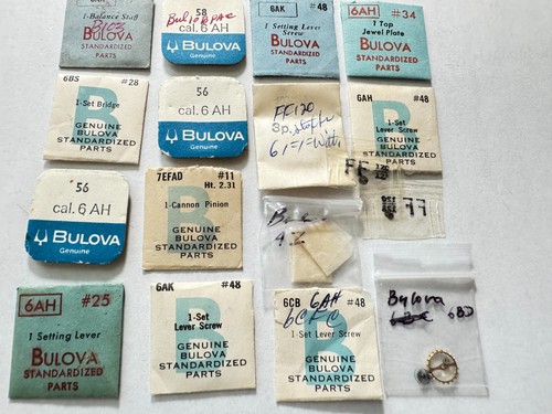 Lotto movimenti e ricambi Bulova 6As, 6Bs FF 120 e altri. - Foto 20 di 24