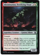 Abomination Terrifying Titan 198 Marvel Magic: The Gathering Foil NM