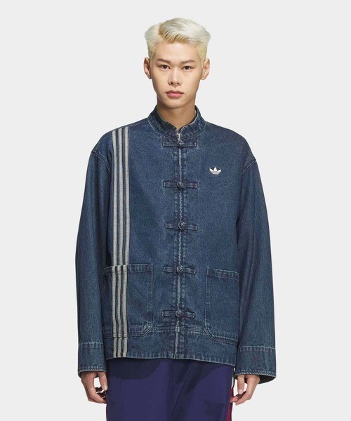 Adidas CTT Track Top 3.0 Medium Blue Denim JZ9928 Japan Size Men's