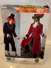 Simplicity 0806 Mens Pirate Frock Coat Costume Pattern L XL Uncut 2333 Cosplay