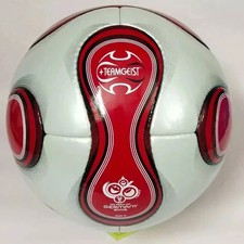 Teamgeist Red FIFA World Cup 2006 Berlin Pro Soccer Match Ball size 5