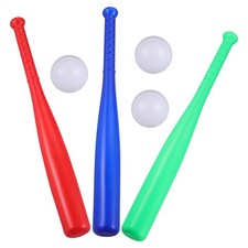 6Pcs Boy Girl Baseball Toys Set with Bats and Balls Great for Outdoor Fun