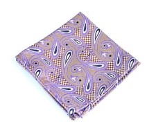 Lord R Colton Masterworks Pocket Square - Capilla De Marmol Stone Silk - 75 New