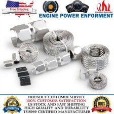 Braided Stainless Steel Vacuum Fuel Radiator Oil Line Dress-up Hose Cover Sleeve Braided Stainless Steel Vacuum Fuel Radiator Oil Line Dress-up Hose Cover Sleeve