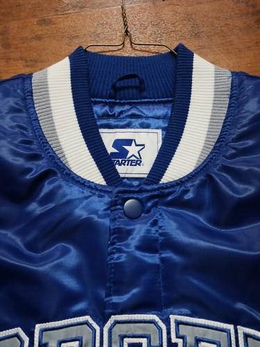Los Angeles Dodgers Starter MLB Baseball Blue Satin Jacket Sz Adult XXL - Picture 15 of 18