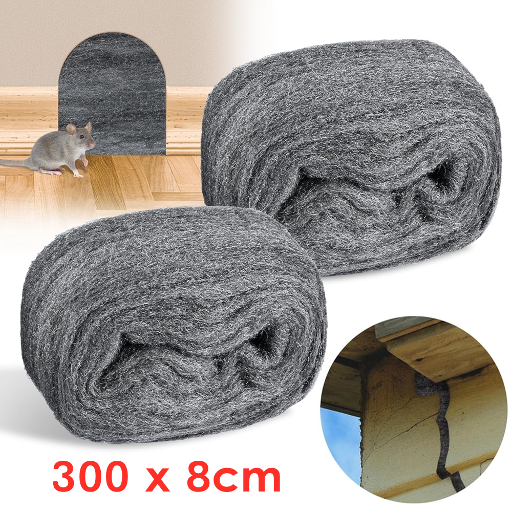 2PC Steel Wire Wool 0000 Ultra Fine 3 M Wire Wool for Cleaning of Wood