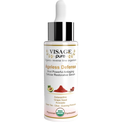 Ageless Defense - Cellular Restorative Serum - USDA Organic - by Visage Pure - Picture 2 of 11