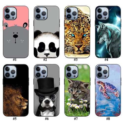 Animals Cartoon Pattern TPU Cover Phone Case For iPhone 16 Pro Max 15 14 13 16e - Picture 2 of 90
