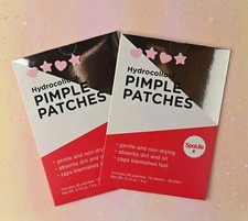 2X Spalife Hydrocolloid PIMPLE PATCHES-HEARTS and STARS-36 Patches Per Pack