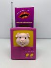 Vintage Talking Fm Radio w/ Moving Mouth Pig Rhd-2142 Rare New Working