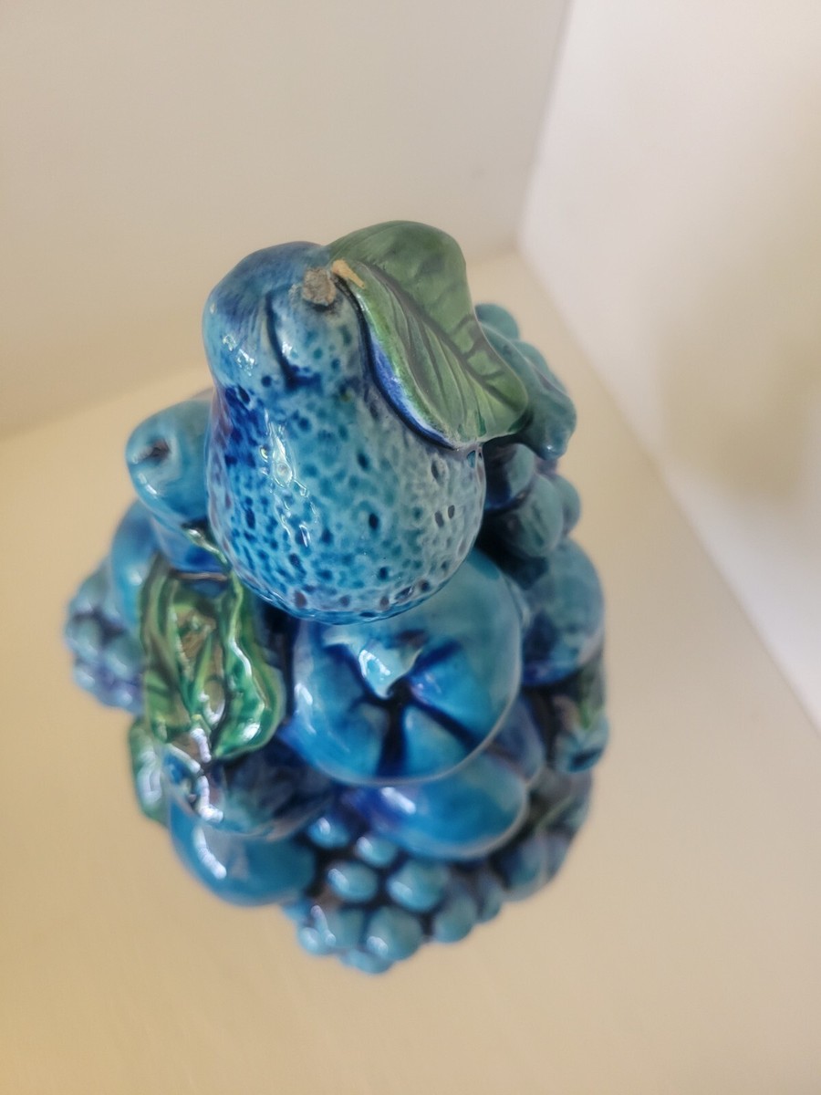 Inarco Japan Blue Mood Indigo Fruit Topiary Pedestal Cup