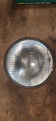 Vintage Lucas Headlight Assembly for Motorcycle | Made in England