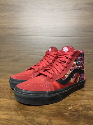 Vans Festival Satin SK8-HI Reissue Shoes Unisex Red Men Size