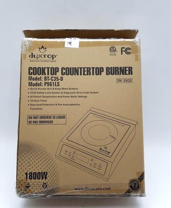 Duxtop Professional Portable Induction Countertop Cooktop Range BTC35