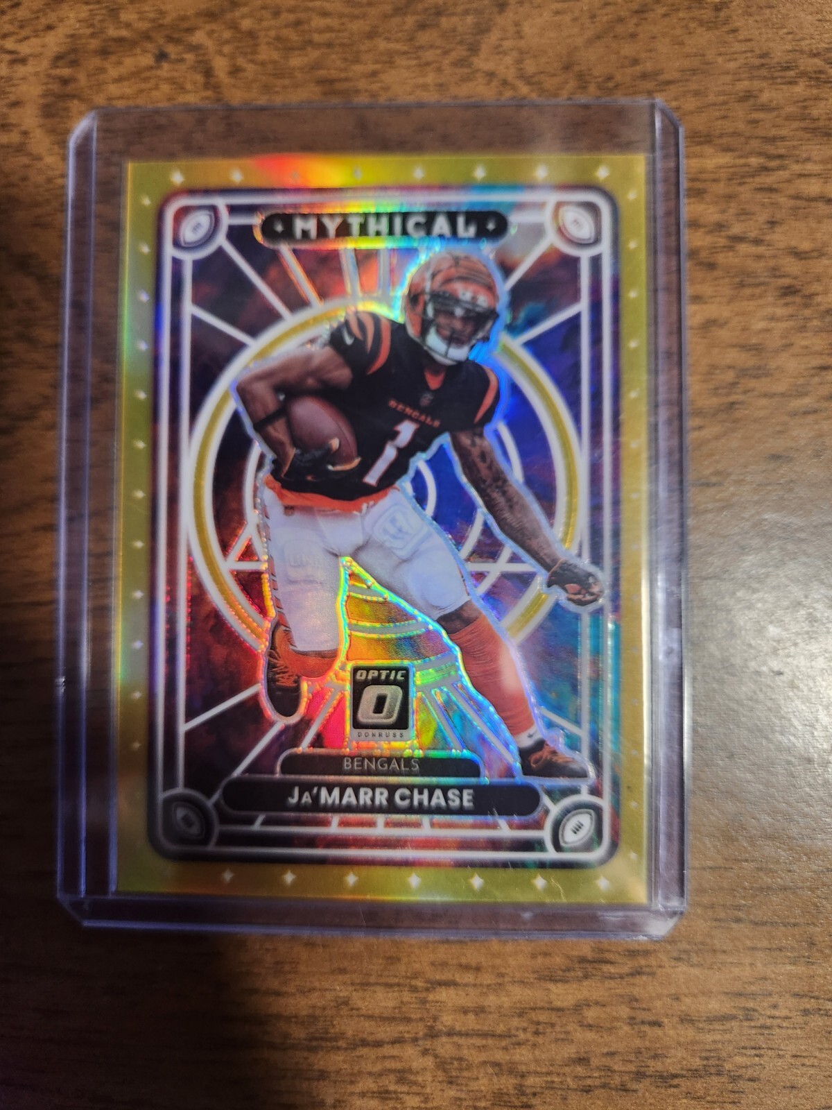 2022 Optic Ja'marr Chase Mythical Gold /10