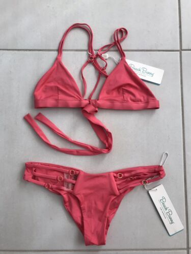 beach bunny swimwear show and tell ombre sz xs top only womens new