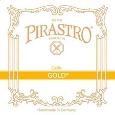 Pirastro Gold Label Cello Strings, Medium Gauge, Authorized Dealer