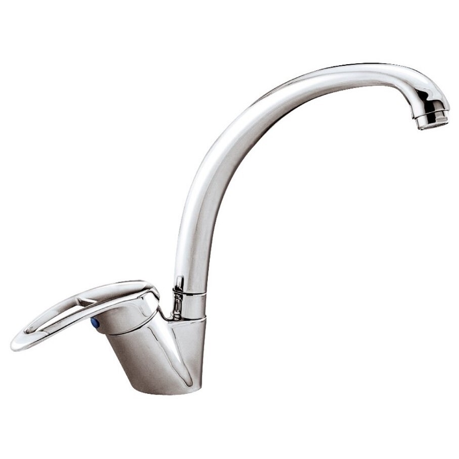 Mitigeur evier cuisine bas avec robinet rotatif économie d'eau et buse anticalcaire