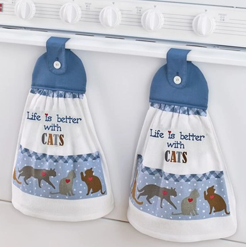 Tie top kitchen towel online