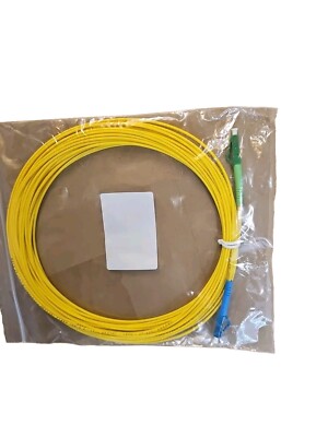 10m LWL Patchkabel LC/APC 8°  Stecker an LC/UPC Stecker FritzBox  Gelb