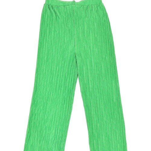 Zara Green Plisse Pants - Picture 3 of 4